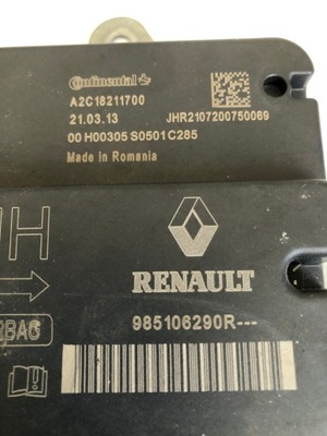 Датчик подушек подушка безопасности 985106290r renault master 3 iii lift фото №1