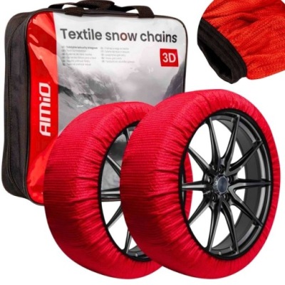 2 CV LANCUCHY SNIEGOWE SUR ROUES TEXTILES AVEC ONORM R12 R13 R14 R15 R16 R17 R18 