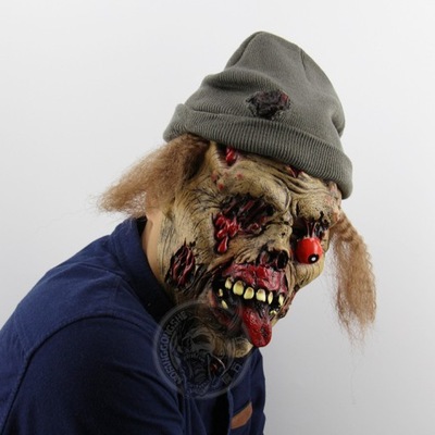Maska Lateksowa Halloween Horror Zombie