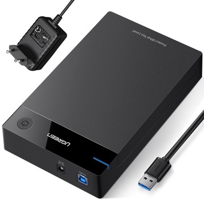 OBUDOWA ZEWNĘTRZNA DYSKU HDD KIESZEŃ 3.5 SATA USB 3.0 UASP UGREEN