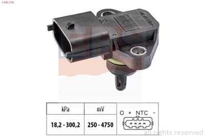 SENSOR PRESIÓN AIRE HYUNDAI I30 2,0D 1-993-178  