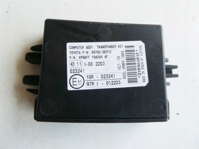 MÓDULO ASSY TRANSPONDER TOYOTA YARIS II 89780-0D010  