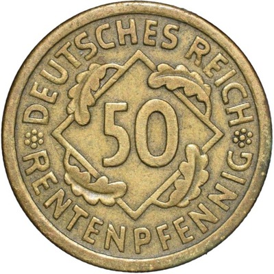 50 rentenpfennig 1924 A