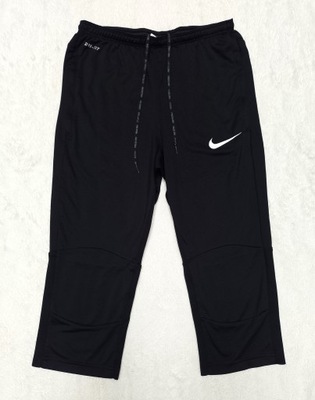 spodenki sportowe fitness 3/4 męskie Nike S czarne
