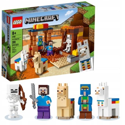 OUTLET LEGO Minecraft Punkt handlowy 21167 USZKODZONE OPAKOWANIE