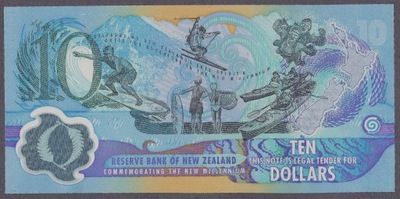 Nowa Zelandia - 10 dolarów 2000 (UNC)