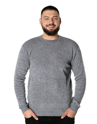 Gładki Sweterek Sweter Męski Klasyczny Półgolf 2330-01 r 8XL