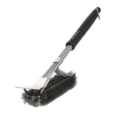 BBQ Grill Cleaning Brush and Scraper Stainless Ste