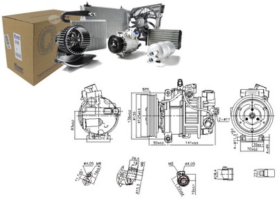 KOMPRESORIUS KONDICIONAVIMO AUDI A6 ALLROAD C7 A6 C7 A7 Q7 2.8 3.0 3.0D 