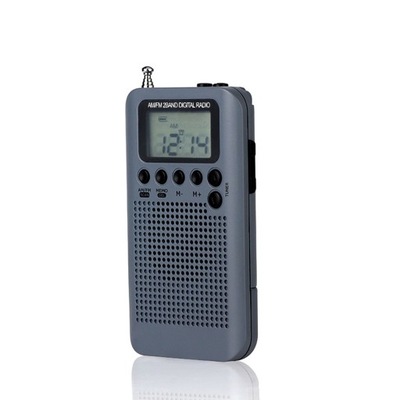 Przenośne mini dwuzakresowe radio stereo AM/FM