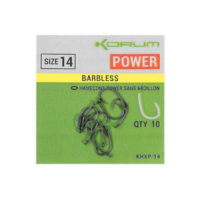 Korum Xpert Power Barbless Hooks r.6 haczyki