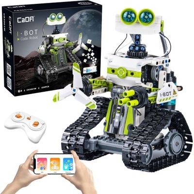 CADA ÉPÍTŐKOCKÁK TECHNIC ROBOT PROGRAMOZHATÓ BOT 434EL. LED-RŐL VEZÉRELHETŐ