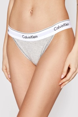 CALVIN KLEIN MAJTKI SZARE Z LOGO TANGA L P8C