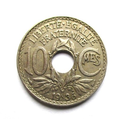 10 Centymów 1936 r. Francja