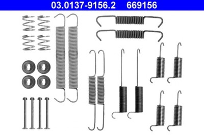 SPRĘŻYNKI DO КОЛОДОК HAM. VW T4 90-96