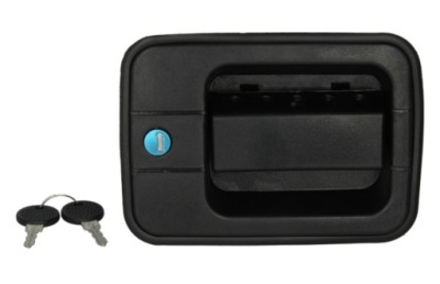 Ручка дверь iveco с ключами i замком левая фото №1