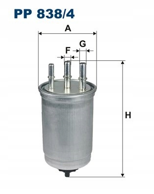 ФІЛЬТРON PP 838/4 ФІЛЬТР ПАЛИВА