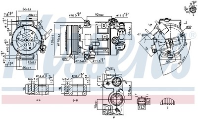 COMPRESOR DE ACONDICIONADOR CITROEN NISSENS 890420  