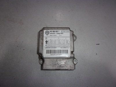 Модуль датчик подушка безпеки skoda octavia ii 1k0909605t фото №1