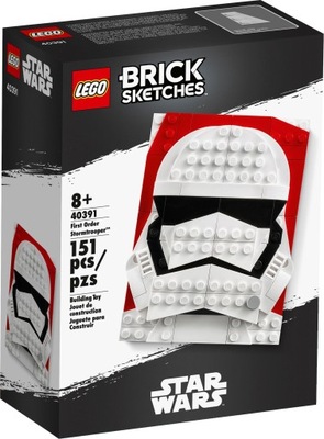 LEGO Brick Sketches 40391 Szturmowiec najwyższego porządku Star Wars