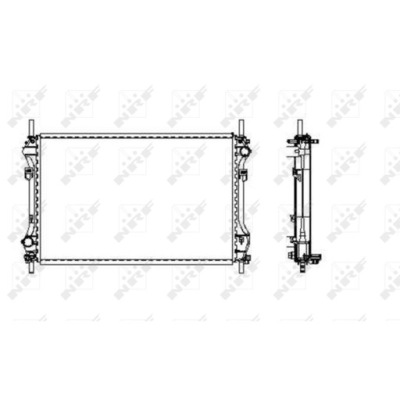 Радиатор воды ford transit ford transit 00-06 фото №1