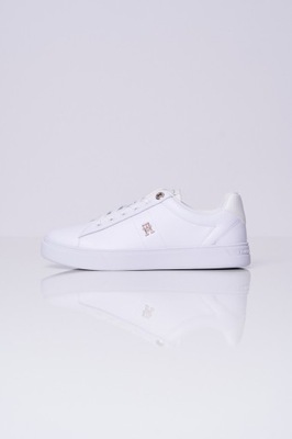 Sneakersy białe ESSENTIAL ELEVATED COURT SNEAKER TOMMY HILFIGER 37