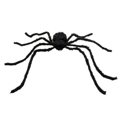 Włochaty pająk XL dekoracja 75 x 125 cm