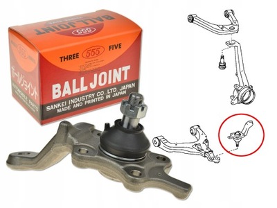 Toyota tundra 99-02 шаровая опора рычага перед нижний p фото №1