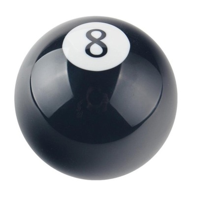 8 pool bilard ball GEAR SHIFT NOB BLACK w/