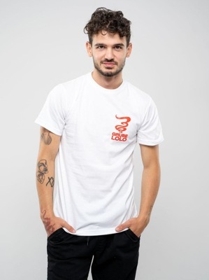 MĘSKA KOSZULKA GRUBE LOLO T-SHIRT TEE Biała L