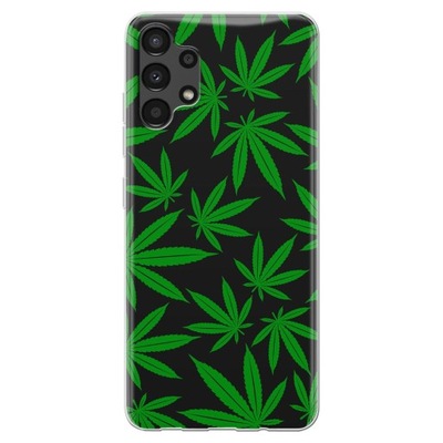 Etui do Samsung Galaxy A13 4G Wzory Ganja Marihuana Cannabis Zioło THC