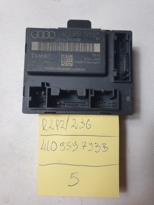 Audi q7 4l модуль блок керування двері 4l0959793b фото №1