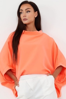 Bluzka Kimono Miss City Official łososiowy pomarańcz