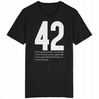 42 Koszulka Hitchcock Autostopem Przez Galaktykę