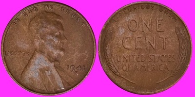 USA 1 Cent 1941 „S” - San Francisco /U 310