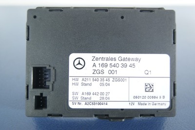 MERCEDES A W169 MODULIS GATEWAY A1695403945 