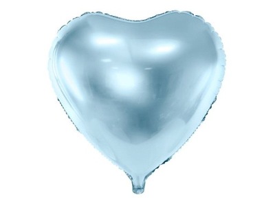 Balon foliowy Serce - jasnoniebieski, 45 cm