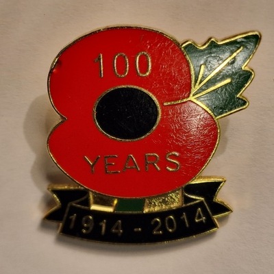 Odznaka 100 Years 1914-2014