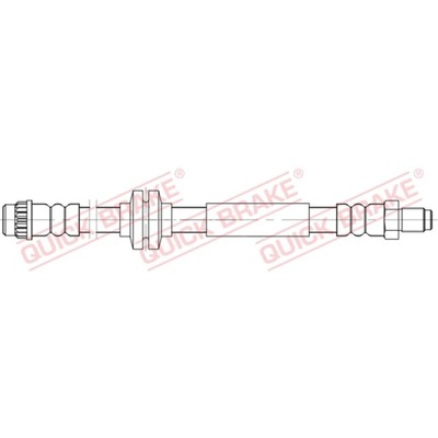 ПАТРУБОК ГАЛЬМІВНИЙ ЕЛАСТИЧНИЙ QUICK BRAKE 32.218