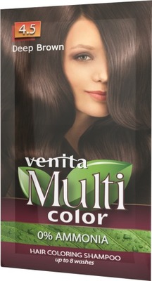 Venita Multi Color 4,5 Deep Brown Szampon kolor.