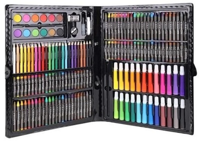 ZESTAW ARTYSTYCZNY DO MALOWANIA RYSOWANIA 168 EL.