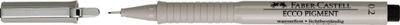 Cienkopis kreślarski FaberCastell ECCO ,2mm czarny