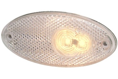 HELLA СТОП СИГНАЛ ГАБАРИТНИЕ L/P БЕЛИЙ LED (СВЕТОДИОД ) WYS 45MM SZER 101.6MM GŁ 12.5MM