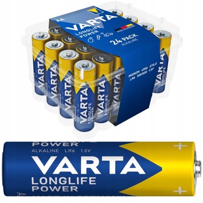 Baterie alkaliczne VARTA LONGLIFE POWER LR6 AA x24