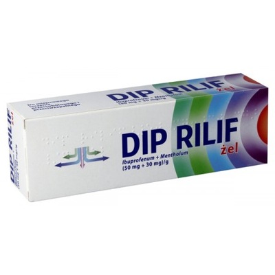 Dip Rilif żel przeciwbólowy, 100 g ból ibuprofen