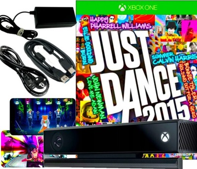 KINECT 2.0 Xbox ONE S X PC Adapter TV + NOWA GRA JUST DANCE 2015 MEGA FUN!!