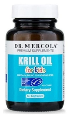 Olej z kryla dla dzieci DR MERCOLA 60 kapsułek