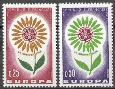 Francja - flora** (1964) SW 1483-1484