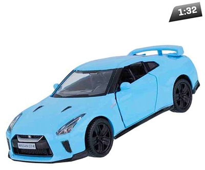 MODELO AUTO 1:32, RMZ NISSAN GT-R 2017, AZUL O8S29  