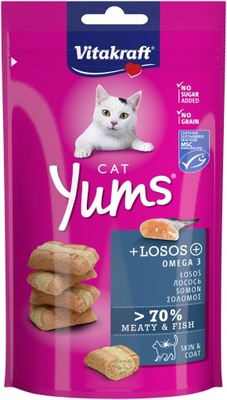 Vitakraft Cat Yums Przysmak Łosoś Omega3 40g